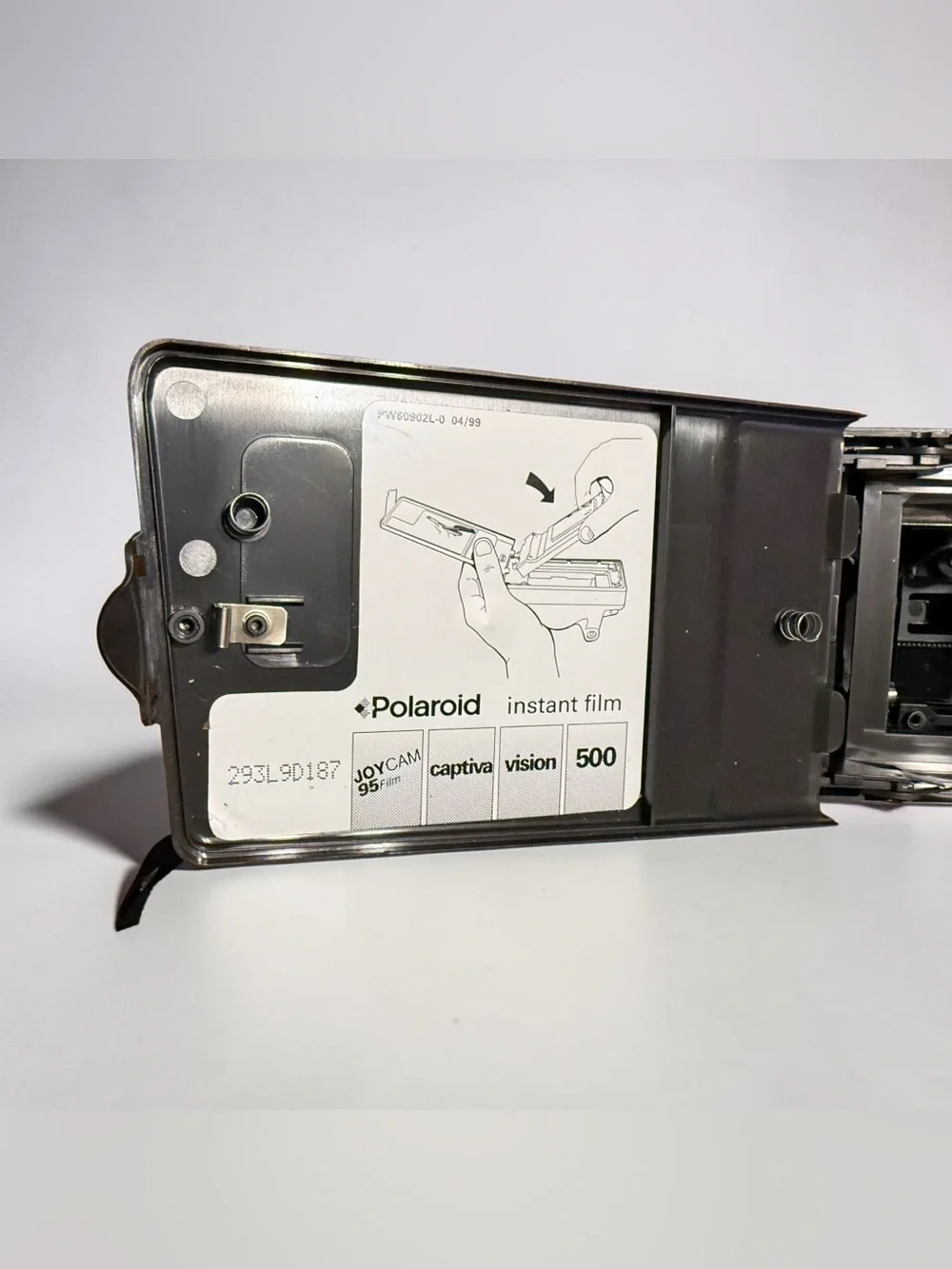 Vintage Polaroid JoyCam Instant Camera - Black and Purple Accent